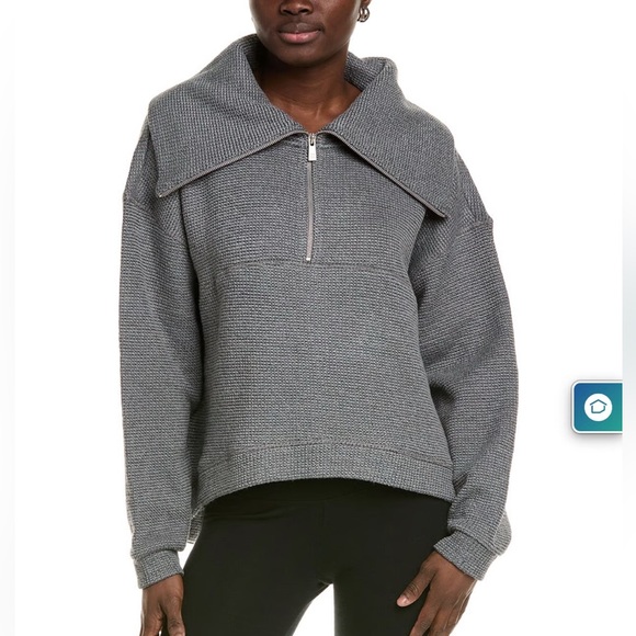 Sweaty Betty Sweaters - Sweaty Betty Restful Boucle 1/2 Zip Sweatshirt